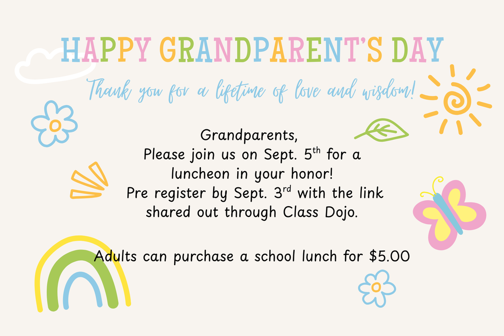 invitation for grandparent's day in english