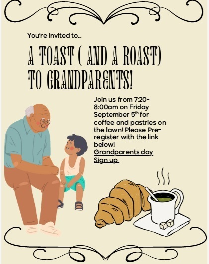 pre-register for Grandparents day! 