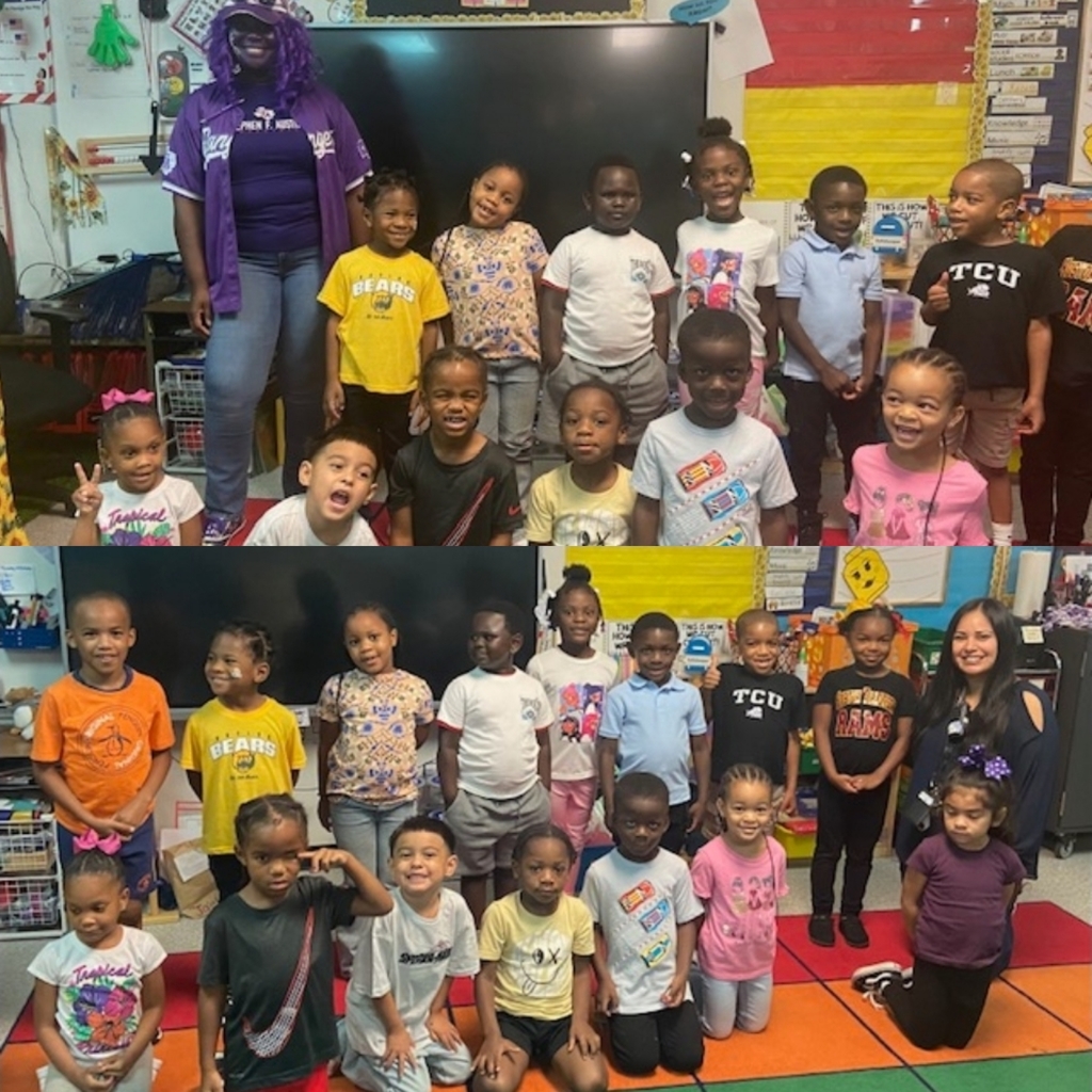 Mrs. Sanchez class posing for picture