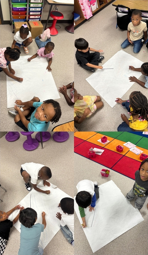 students working on classwork