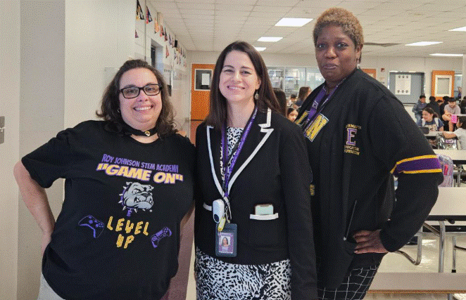 Instructor Rich, Instructor Ibarra, and Instructor Howard