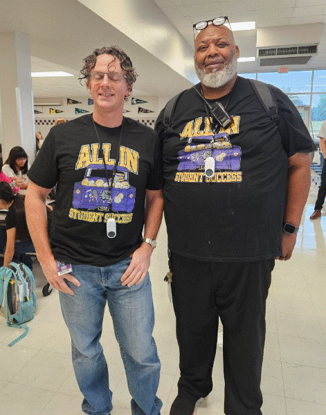 Instructor Porras and Behavior Interventionist Robinson