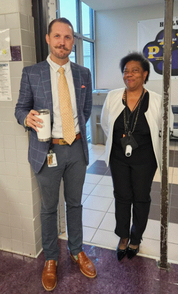 Counselor Hinkle and Instructor Miller