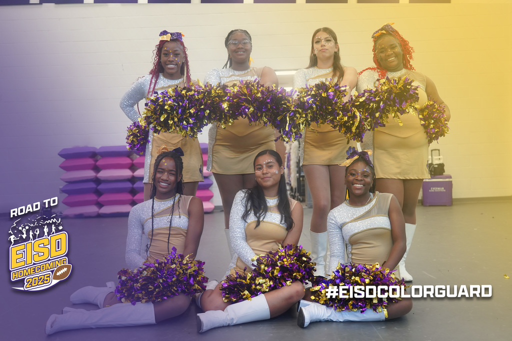 Everman ISD+RoadtoHomecomingColorGuard3