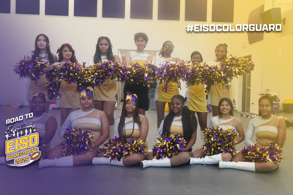 Everman ISD+RoadtoHomecomingColorGuard4