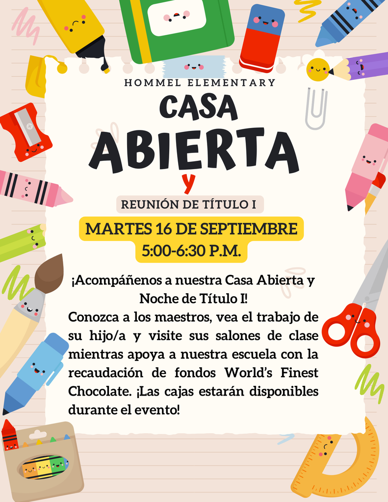 open house , casa abiert 5 a 6:30