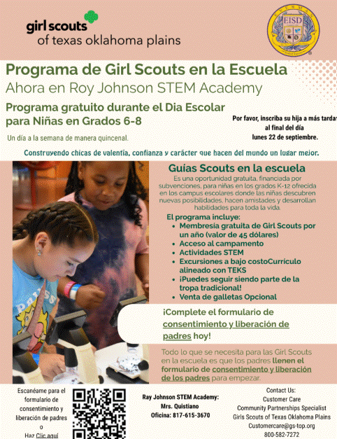 Girl Scouts at RJSA