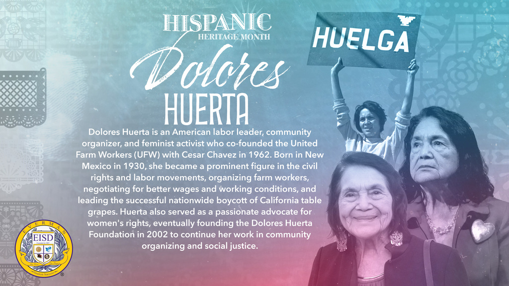 Everman ISD+HispanicHeritageMonthDolores