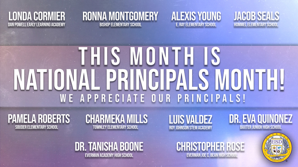 Everman ISD+NationalPrincipalsMonth