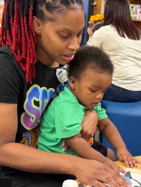 Families at Toddler Time on October 3, 2025