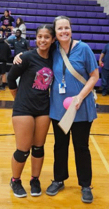 Volleyball Player Teacher Appreciation Night