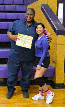 Volleyball Player Teacher Appreciation Night