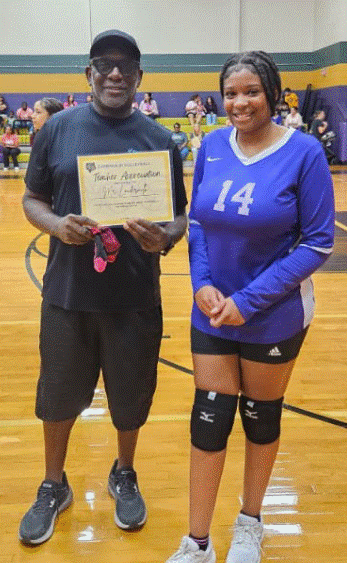 Volleyball Player Teacher Appreciation Night