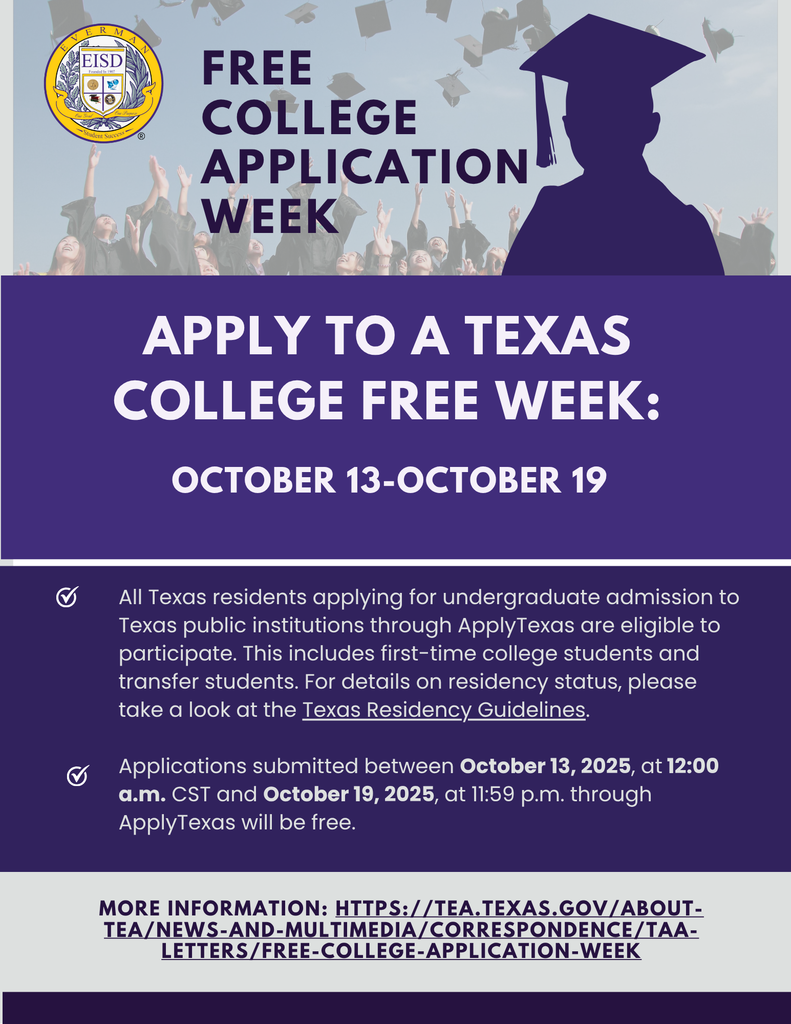 All Texas residents applying for undergraduate admission to Texas public institutions through ApplyTexas are eligible to participate. This includes first-time college students and transfer students. For details on residency status, please take a look at the Texas Residency Guidelines.