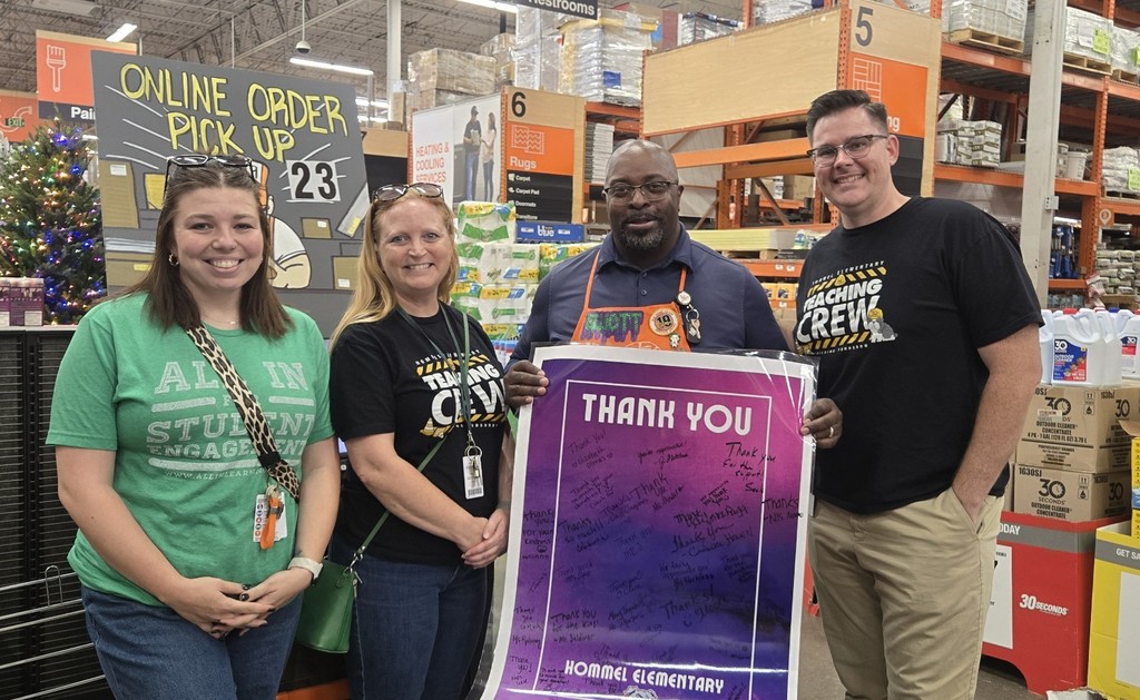 THANK YOU HOME DEPOT!