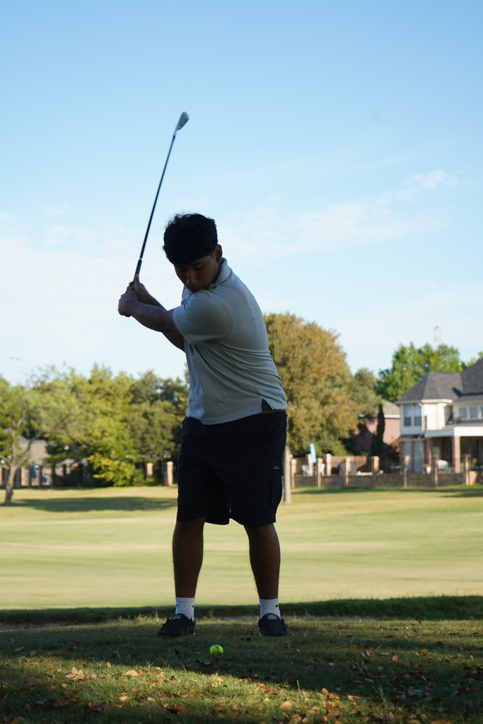 Everman Golf Team takes a swing at the tournament.
