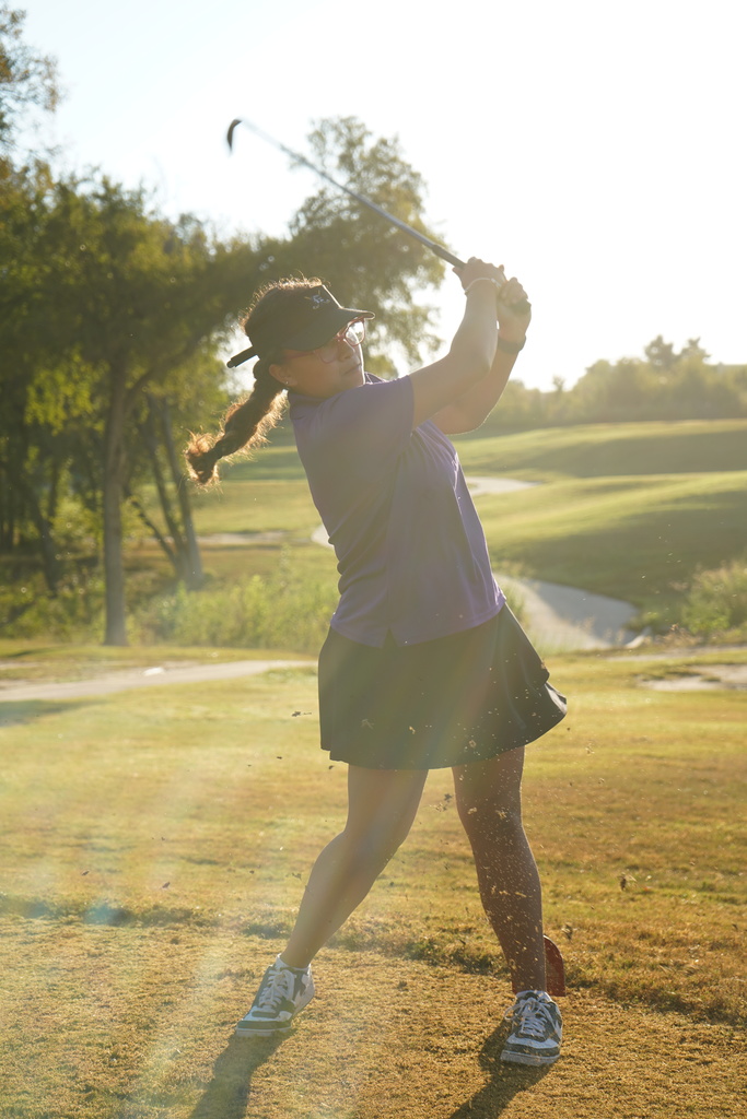 Everman Golf Team takes a swing at the tournament.