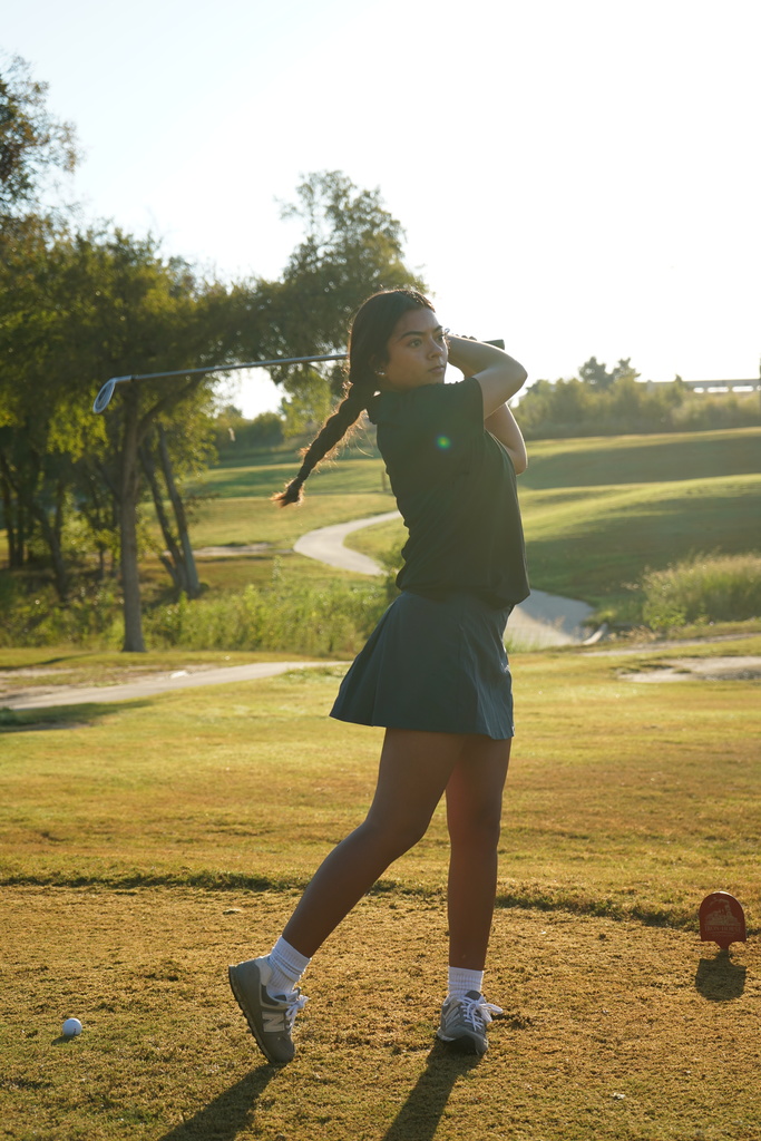 Everman Golf Team takes a swing at the tournament.