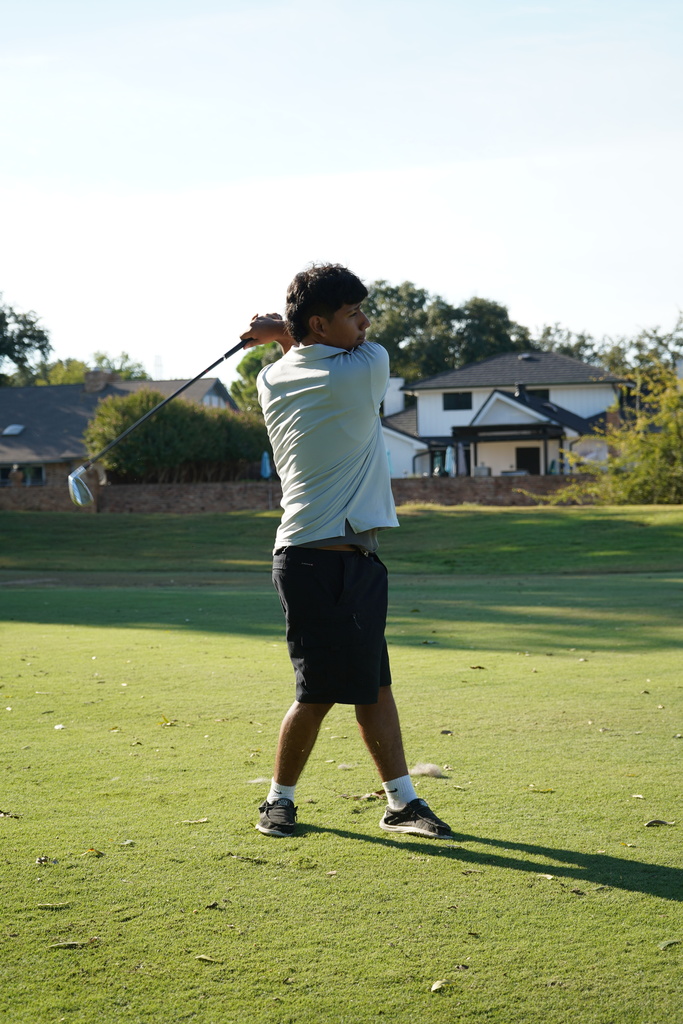Everman Golf Team takes a swing at the tournament.