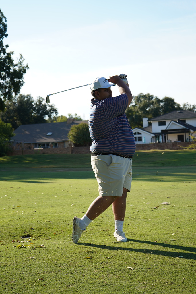 Everman Golf Team takes a swing at the tournament.