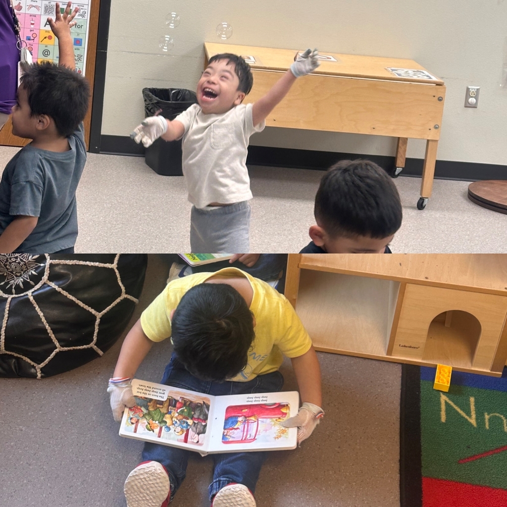 students learning in class