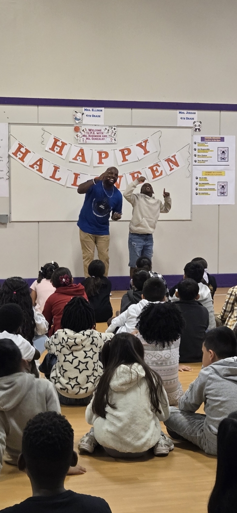 Hommel 3rd- 5th grade students had a great time with motivational speaker Mr. Tory Grant yesterday! 