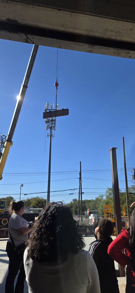 Hommel staff and Dr. Donaldson got a behind the scenes tour of the amazing construction going on at Hommel! 
