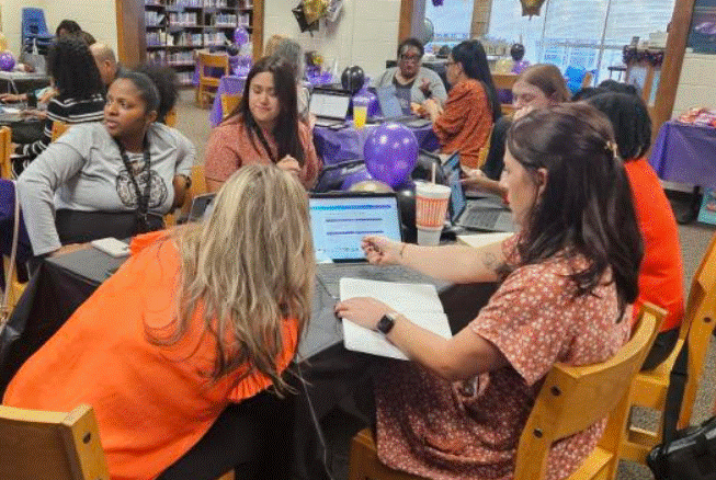 District Learning Walks at Roy Johnson STEM Academy