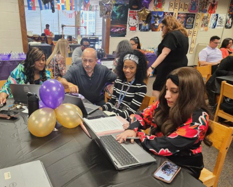 District Learning Walks at Roy Johnson STEM Academy