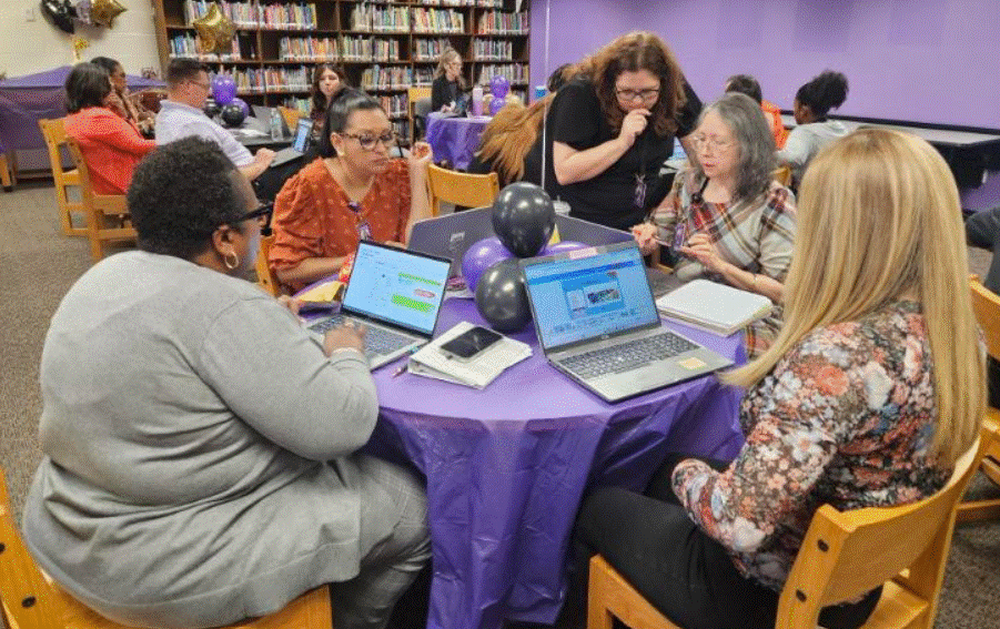 District Learning Walks at Roy Johnson STEM Academy