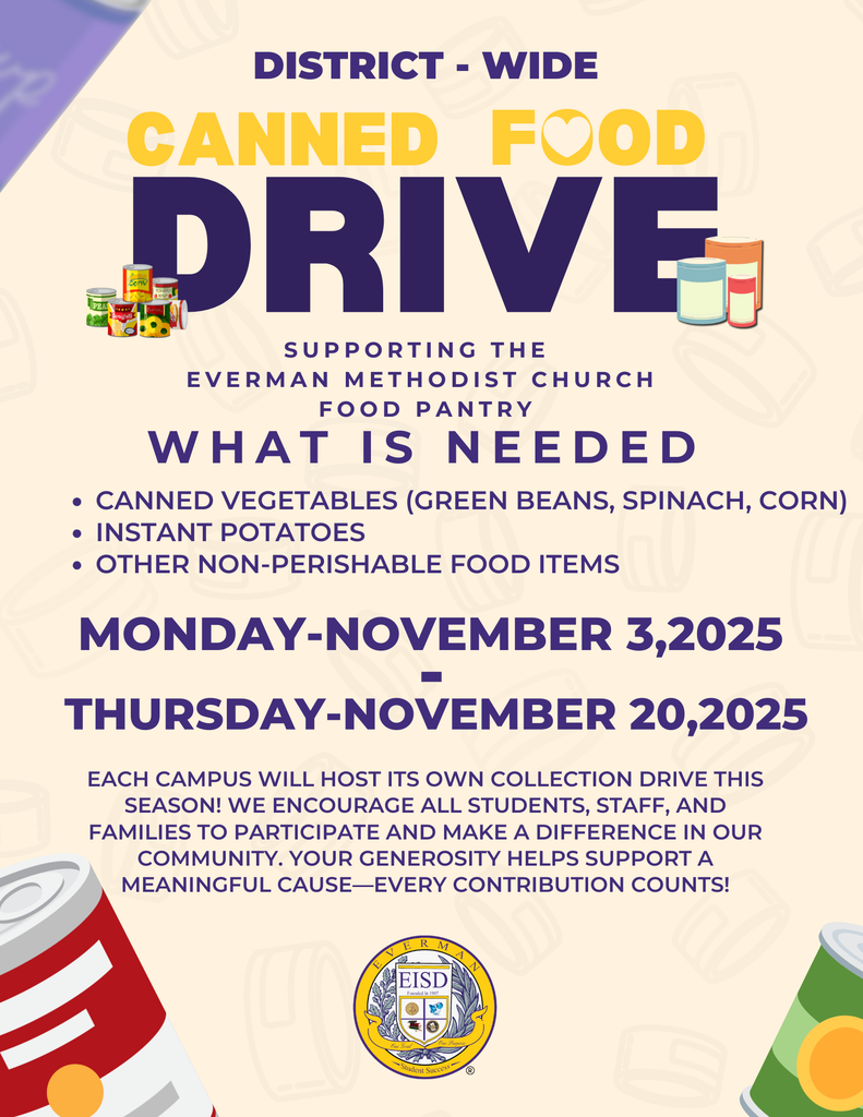 Everman ISD+CannedfooDrive