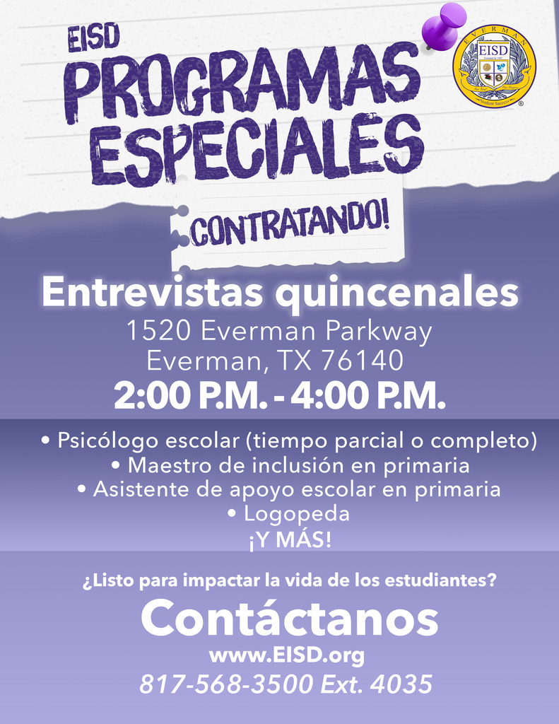  Everman ISD+SpecialProgramsesp