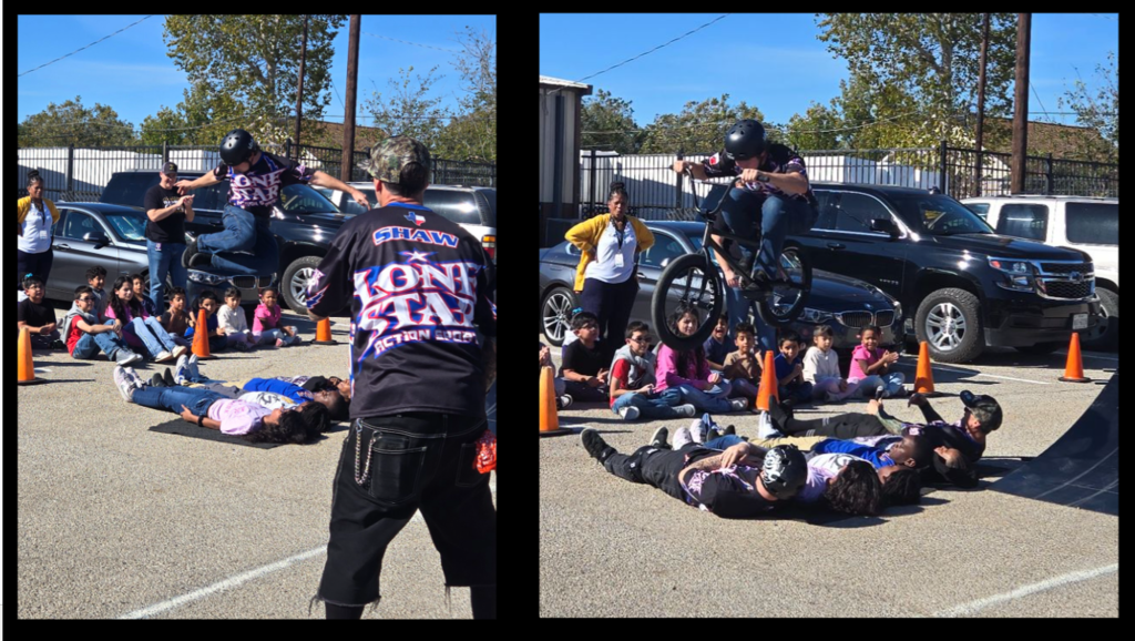 Hommel students who  sold at least  2 cases of The World's Finest Chocolate, earned a ticket to an amazing BMX show by Lone Satar Action Sports !  Our students and our staff had a great time! 