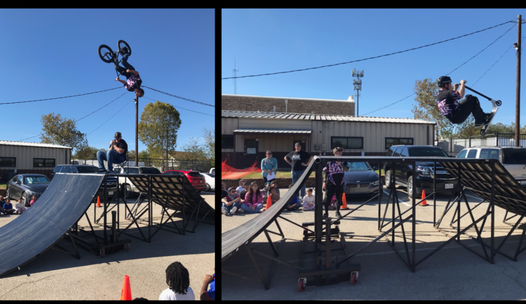 Hommel students who  sold at least  2 cases of The World's Finest Chocolate, earned a ticket to an amazing BMX show by Lone Satar Action Sports !  Our students and our staff had a great time! 