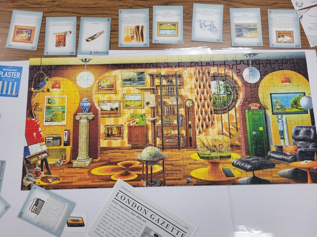 Puzzle club is using logic and reasoning to find a notorious art thief!