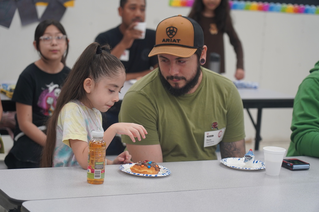 Everman ISD+Donuts With DadsSouder18