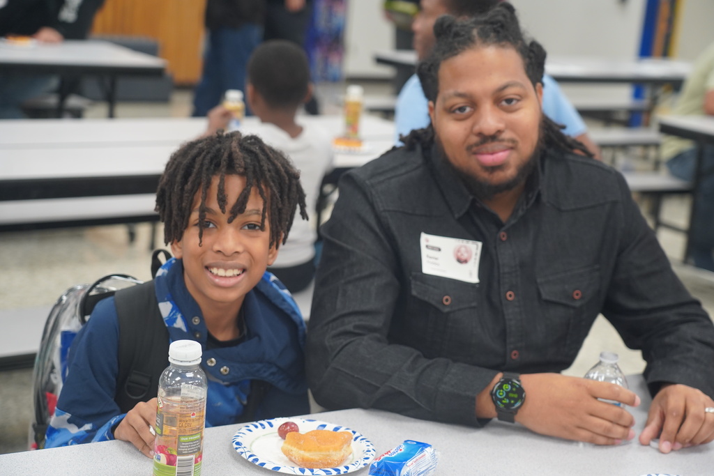 Everman ISD+Donuts With DadsSouder17