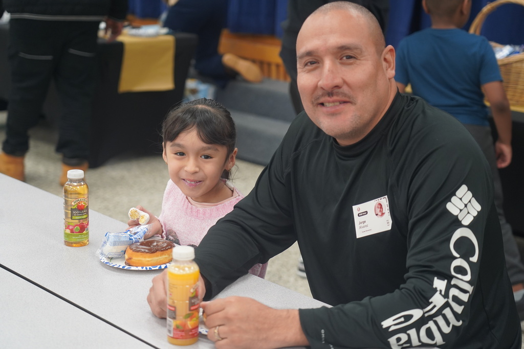 Everman ISD+Donuts With DadsSouder19