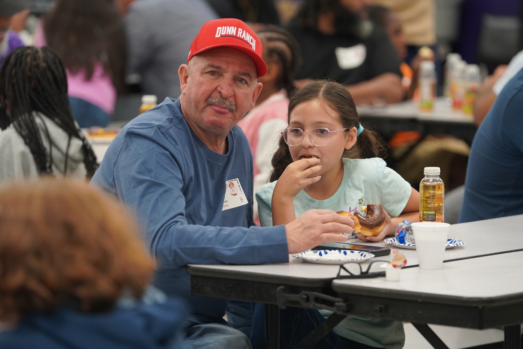 Everman ISD+Donuts With DadsSouder14