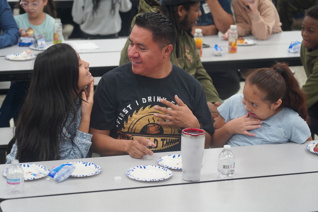 Everman ISD+Donuts With DadsSouder10