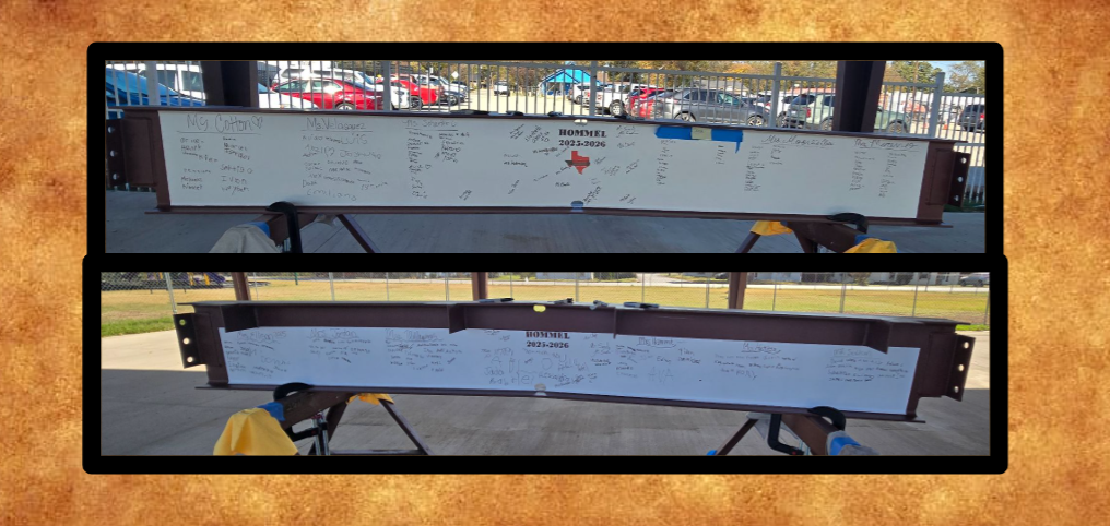 Hommel students and staff got an amazing opportunity this week! The last steel beam to be used on our school’s new addition was made available for us to sign. The names of those who taught or attended the Hommel 2025-2026 school year will forever be part of our building’s history.
