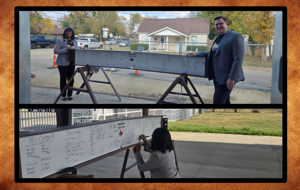 Hommel students and staff got an amazing opportunity this week! The last steel beam to be used on our school’s new addition was made available for us to sign. The names of those who taught or attended the Hommel 2025-2026 school year will forever be part of our building’s history.