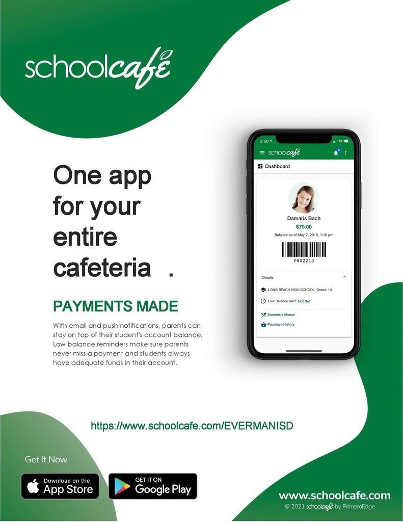 We’re excited to announce that parents will soon have a new and improved online payment system to add money to their student’s breakfast and lunch accounts.  The updated platform will be faster, easier to use, and more secure, helping you manage meal payments with confidence.