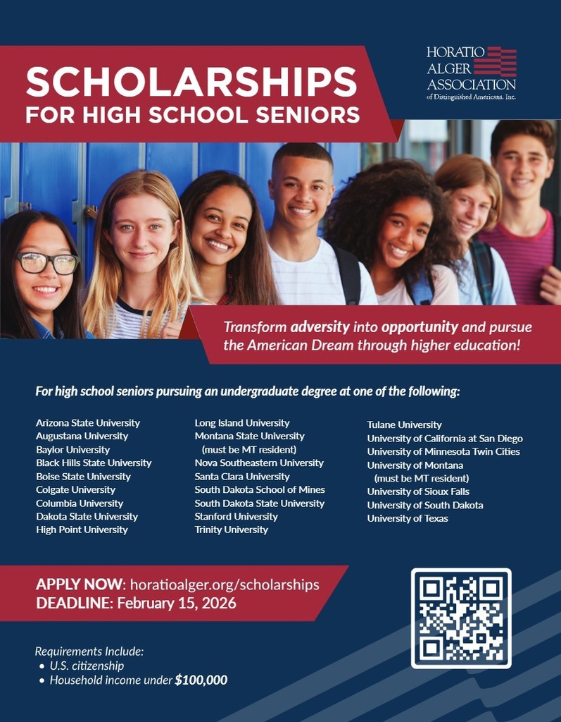 Attention Juniors & Seniors! The Horatio Alger Association Scholarships are now open! These scholarships support students who have demonstrated resilience and overcome adversity — and they offer significant financial assistance for college. 🔗 Apply here: https://horatioalger.org/scholarships-and-services/undergraduate-scholarships/ 📄 Be sure to review the flyer and eligibility details. Don’t miss this incredible opportunity! 💙✨ #Scholarships #CollegeBound #EISD