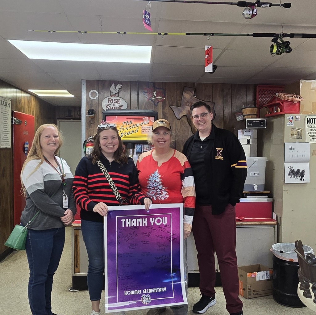 Hommel is so proud to be a part of the Everman community. We are humbled by the support of some very special local businesses. Thank you to Cross Roads, Hickory Stick, Madea’s and The Happy Armadillo for donating towards our Everman Education Foundation campus auction basket. The money raised will benefit students and staff across the district. When schools and local business work together the whole community thrives!