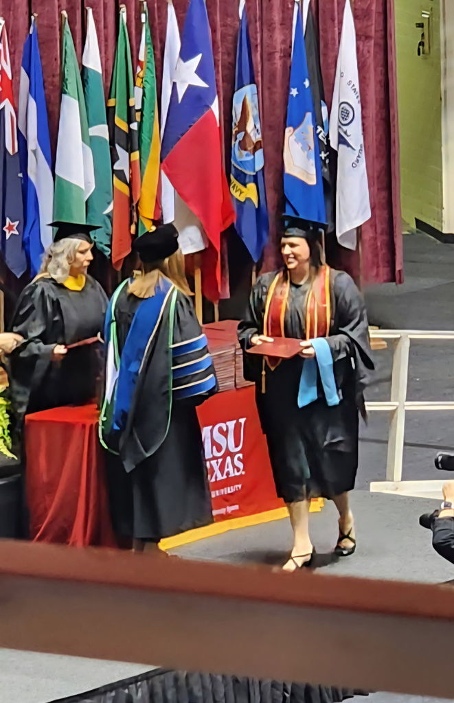 Congratulations to our very own Mrs.Mobley, who just earned her masters degree in special education with a diagnostician emphasis! Way to go!