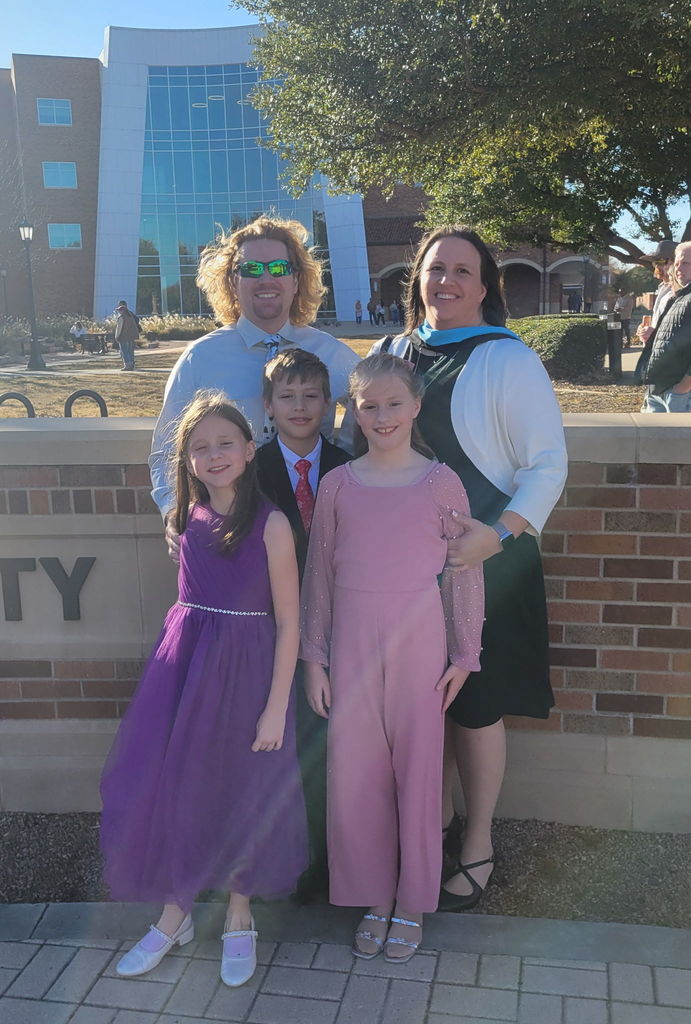 Congratulations to our very own Mrs.Mobley, who just earned her masters degree in special education with a diagnostician emphasis! Way to go!