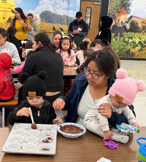 January Toddler Time families