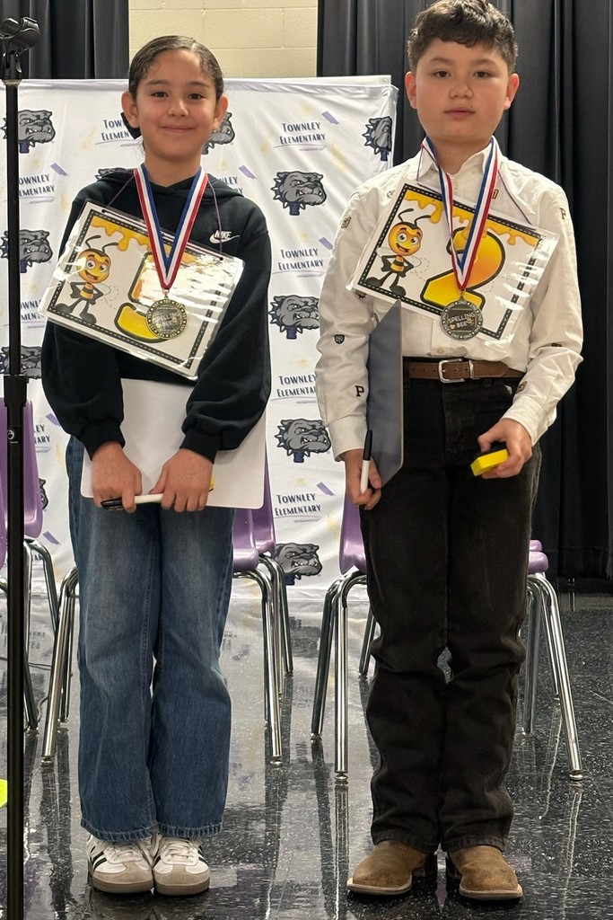 Spelling Champ and Runner Up