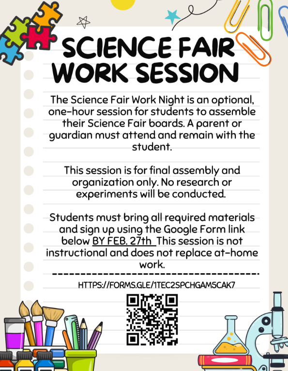 Science Fair Work Session